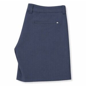 Travis Mathew Shorts Men 36 Navy Blue 11" Golf Performance Stretch Casual